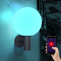 GLOBO Außenleuchte Wandleuchte Gartenleuchte Hauswandlampe, App- Sprachsteuerung Farbwechsler dimmbar