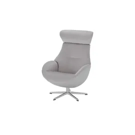 Sofa.de Fernsehsessel Globe Mikrofaser 79 x 111 x 84 cm Grau drehbar