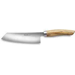 SOUL Kochmesser 140 Niobstahl 60 HRC einseitiger Hohlschliff verschiedene Griffe