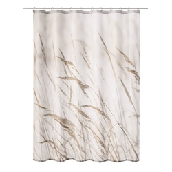 Kleine Wolke Duschvorhang Sylt 180 x 200 cm Polyester Beige Natur