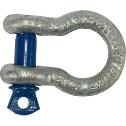 PÖSAMO Hochfeste Schäkel geschw.verg.Stahl 6,0mm 1/4" (Inh. 10 Stück)