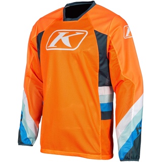 Klim Mojave Trikot - Orange/Petrol/Blau - M