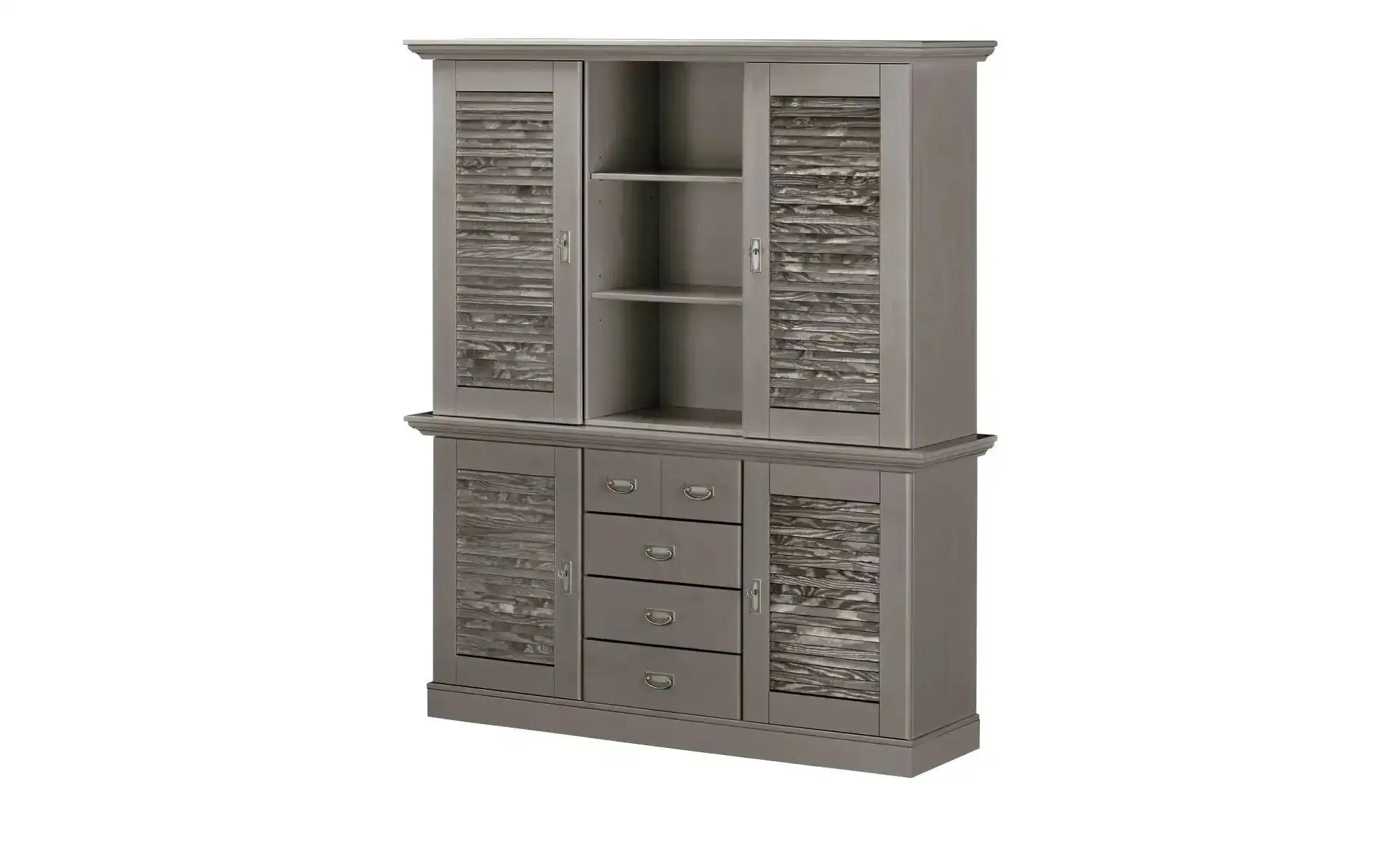 maison bleue Buffet  Fancy ¦ grau ¦ Maße (cm): B: 171,3 H: 202,1 T: 48.0