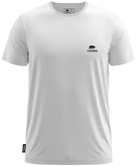 FORSBERG Lite T-Shirt mit kleinem Brustlogo  / weiss / L