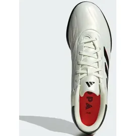 adidas Copa Pure II League TF Fußballschuh Ivory / Core Black / Solar Red 39 1/3
