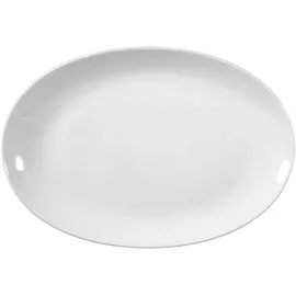 SELTMANN WEIDEN Seltmann Platte Rondo 38,4 x 26,3 cm Porzellan Weiß XL (Extra Large)