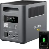 AFERIY Stromerzeuger 1800W Tragbare Powerstation, 1024Wh LiFePO4 Batterie, 1,8 in kW, (1-tlg), 9 Anschlüsse, für Outdoors Camping
