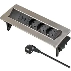 Indesk Power USB-Charger Tischsteckdosenleiste
