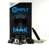 COMPLY TrueGrip MAX | Premium Memory Schaumstoff Ersatz-Ohrstöpsel für Samsung Galaxy Buds3 Pro | SmartSkinTM-Technologie | schwarz, Verschiedene Größen, S/M/L, 3 Paar