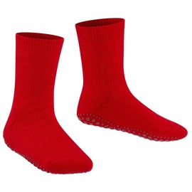 Falke Kinder Stoppersocken - Catspads, Anti-Rutsch, Socken, Vollsohle, Merino-Wolle Rot 39-42