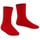 Falke Kinder Stoppersocken - Catspads, Anti-Rutsch, Socken, Vollsohle, Merino-Wolle Rot 39-42