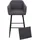 MCW Barhocker H93 2er-Set 2er Set Stoff/Textil Dunkelgrau
