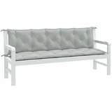 vidaXL Gartenbankauflage 180 x 50 x 7 cm melange hellgrau 2 St.