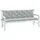 vidaXL Gartenbankauflage 180 x 50 x 7 cm melange hellgrau 2 St.