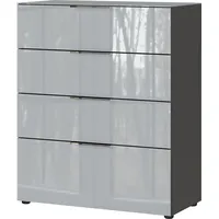 Germania Kombikommode »Oakland mit Glasauflagen,«, Breite 83 x 102