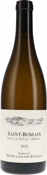 Saint-Romain blanc Sous La Velle ABSULO AOC Henri & Gilles Buisson 2022 BIO