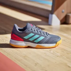adidas Ligra 8 Herren Aurora Onix/Flash Aqua/Semi Lucid Red 38