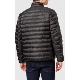 Tommy Hilfiger Herren Kern packbare runde Jacke, Schwarz M