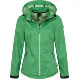 LPO Softshelljacke »SHELBY PEAK II«, leichte Softshelljacke mit All-Over-Print und abnehmbarer Kapuze Gr. 50 (XL), grün , 29371028-50