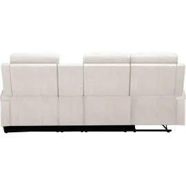 OTTO home Ecksofa OTTO HOME "NAPORI Multimediasofa, 3er Kinosessel XXL, L-Form, Cord", beige (creme), B:240cm H:105cm T:155cm, Sofas, Ecksofa, Kinosofa mit Relaxfunktion, Getränkehalter, Staufach und Staukasten