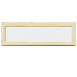 Fenster WEKA Fenster für Gartenhäuser Batu, naturbelassenes Holz (150x45 cm)
