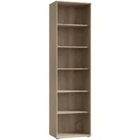 Forte Tempra Bücherregal 54 x 34,8 x 197,5 cm Beige