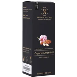 Satin Naturel Bio Mandelöl kaltgepresst vegan 200 ml