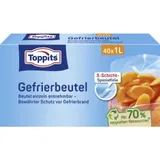 Toppits Gefrierbeutel 1,0 l, 40 St.