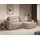 moeblo Möblo Ecksofa Cappuccino, Holzwerkstoff, 3-Sitzer, L-Form,L-Form, 248x162 cm, Wohnzimmer, Sofas & Couches, Wohnlandschaften, Ecksofas