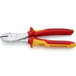 Knipex-Werk Kraft-Seitenschneider isoliert, 200mm 74 06 200