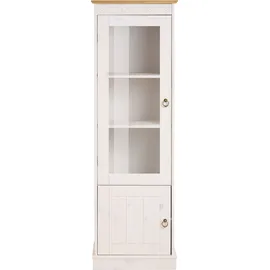 OTTO home Vitrine Indra 46 x 32 x 145 cm Gelb/Weiß