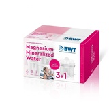 BWT L0814334 Magnesium Gourmet 3 + 1 Filterkartuschen, Kompatibel Brita Maxtra sauf Perfect Fit