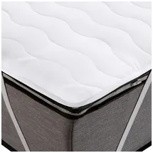 Traumschlaf Basic Matratzenauflage 80 x 200 cm weiß