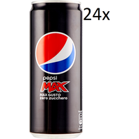 24x Pepsi Cola Max Gusto kohlensäurehaltiges Getränk Dose 330ml Null Zucker
