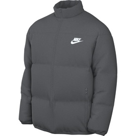 Nike M NK CLUB PUFFER JKT Jacket Herren IRON GREY/WHITE Größe XL