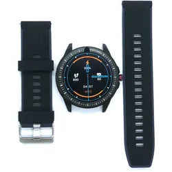 Armbanduhr Smartwatch OWSOO schwarz wasserdicht Stoppuhr Sport Herzfrequenz LCD