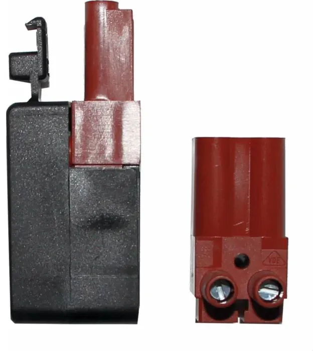 Wolf Stecker/Buchsen-Teil 2-polig 2794015 braun