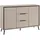 Livetastic Kommode Sideboard 135 x 90 x 38 cm Sand / Schwarz