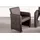 exxpo - sofa fashion Esszimmersessel Barista Kunstleder braun