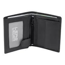 LEAS Mini-Kombibörse Unisex Portemonnaie schwarz