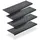 BigDean Stufenmatte 65 x 25 cm Schwarz