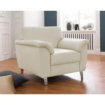 sit&more Sessel Texel Kunstleder 101 x 87 x 88 cm Beige mit Federkern