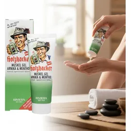comeltra srls RIVIERA Holzhacker Franzbranntwein Muskelgel