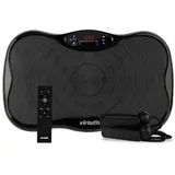 VirtuFit Vibrationsplatte VirtuFit Fitness Vibrationsplatte mit 6 Programmen, 99 Geschwindigkeit grau
