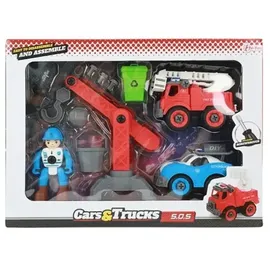 Toi-Toys CARS_TRUCKS Spielset - Feuerwehr Polizei