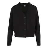 URBAN CLASSICS Ladies Rib Strickjacke Schwarz XS