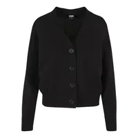 URBAN CLASSICS Ladies Rib Strickjacke Schwarz XS