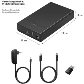 Logilink Festplattengehäuse UA0460 SATA HDD/SSD USB-C