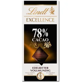 Lindt Excellence Edelbitter Schokoladentafel 300 g