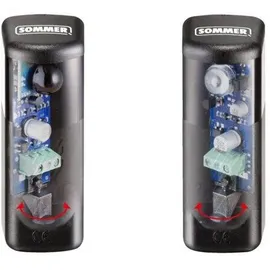 Sommer Einweg-Lichtschranke 180° drehbar, 4-Draht, batteriebetrieben